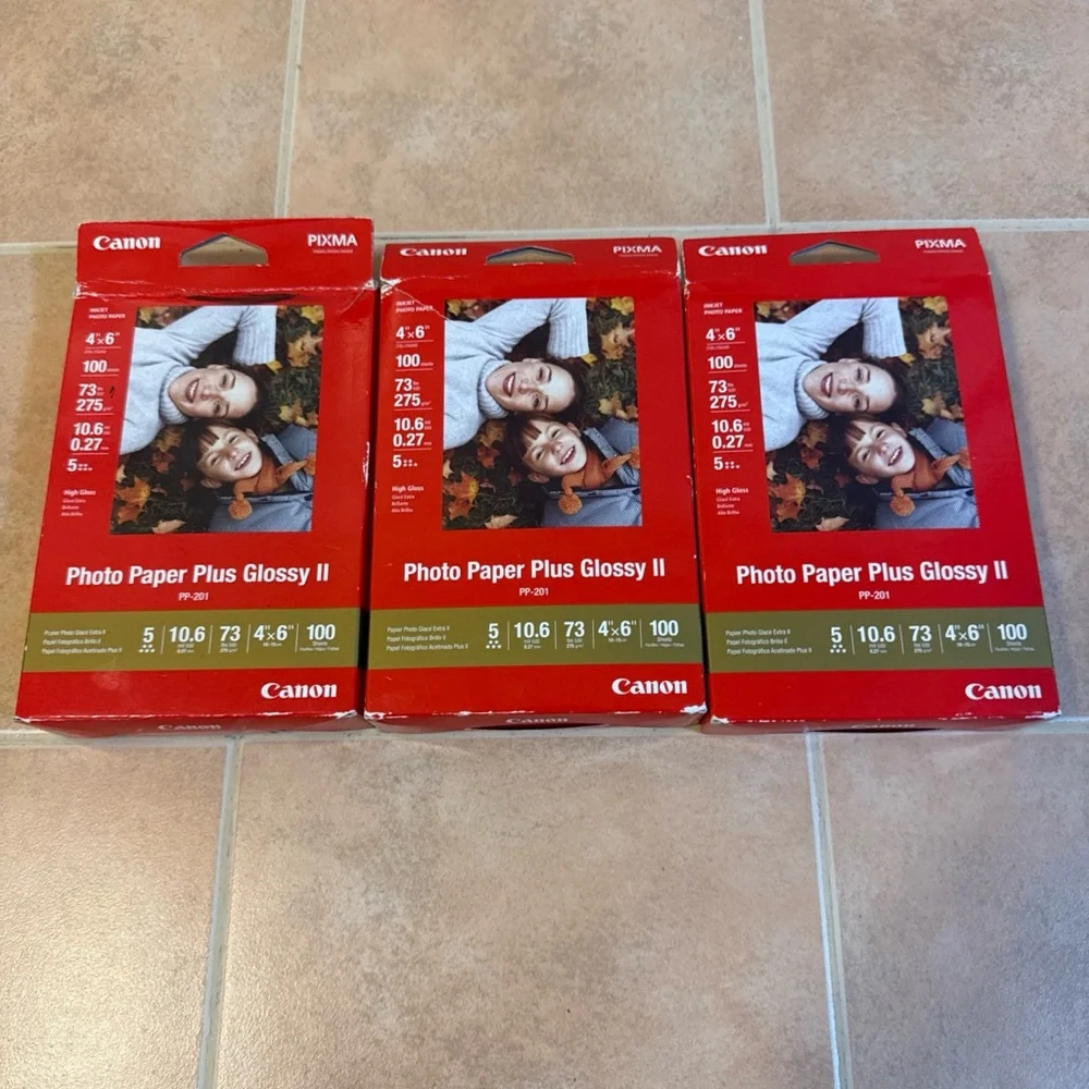 Canon Red Photo Paper Plus Glossy II